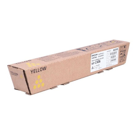 Ricoh originál toner 842098, yellow, 6000str., Ricoh Aficio MP C306, MP C307, MP C406, O, žltá