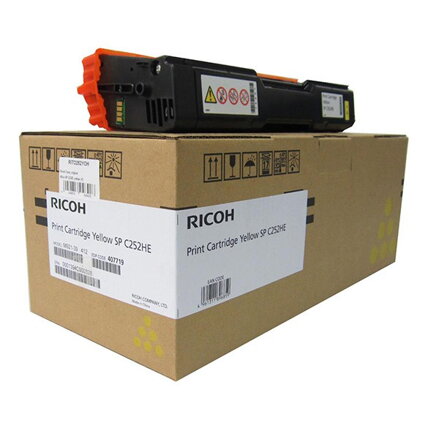 Ricoh originál toner 407719, 407656, yellow, 6000str., Ricoh Aficio SPC 252DN,SPC252SF, O, žltá