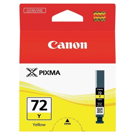 Canon originál ink PGI72Y, yellow, 14ml, 6406B001, Canon Pixma PRO-10, žltá