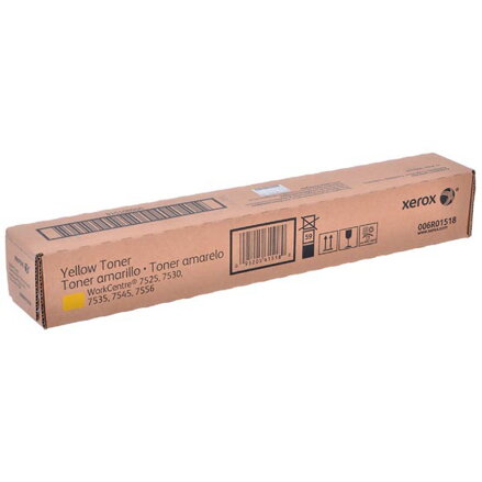 Xerox originál toner 006R01518, yellow, 15000str., Xerox WorkCentre 7525, 7530, O, žltá