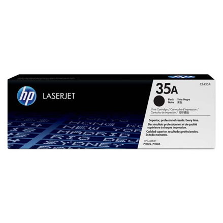 HP originál toner CB435A, black, 1500str., HP 35A, HP LaserJet P1005, 1006, O, čierna