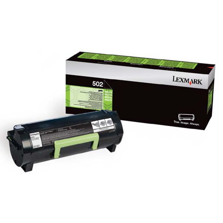 Lexmark originál toner 50F2000, black, 1500str., 502, return, Lexmark MS310D, 310DN, 410D, 410DN, O, čierna