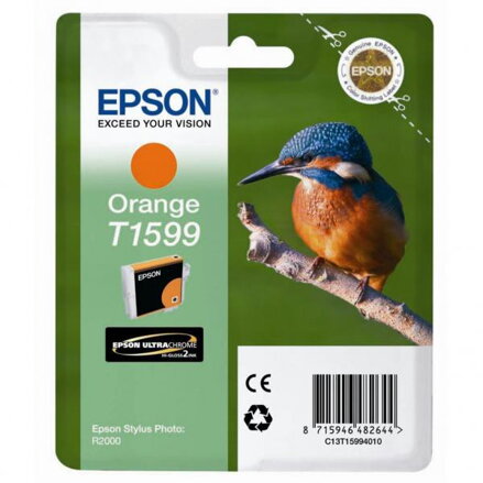 Epson originál ink C13T15994010, orange, 17ml, Epson Stylus Photo R2000, oranžová