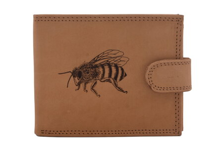 Pánska peňaženka MERCUCIO natural vzor 14 včela 2911927
