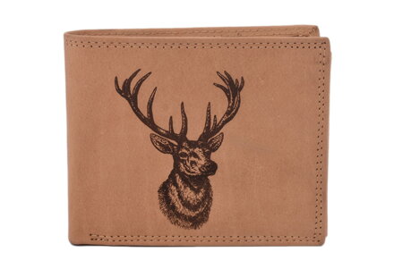 Pánska peňaženka MERCUCIO natural vzor 11 jeleň hlava 2911911