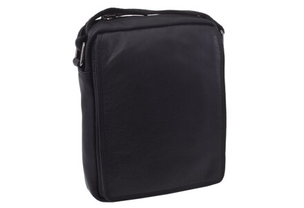 Pánske kožené crossbody čierna nappa 250586