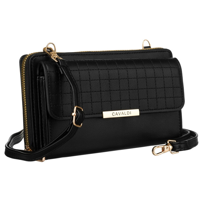 Elegantná mini peňaženka s dlhým odnímateľným popruhom - 4U Cavaldi Elegantná mini peňaženka s dlhým odnímateľným popruhom - 4U Cavaldi