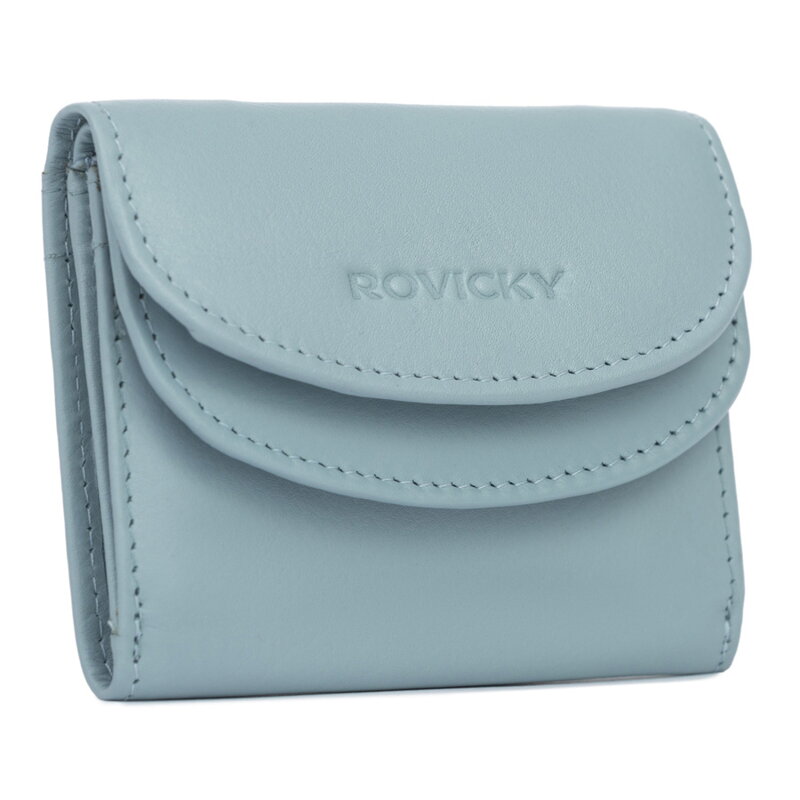 Elegantná, malá dámska peňaženka na patentku, vyrobená z prírodnej kože - Rovicky Elegantná, malá dámska peňaženka na patentku, vyrobená z prírodnej kože - Rovicky