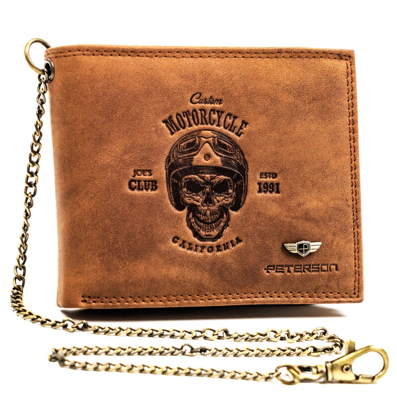 Pánska peňaženka bez zapínania z nubukovej kože – Peterson – model CD22300