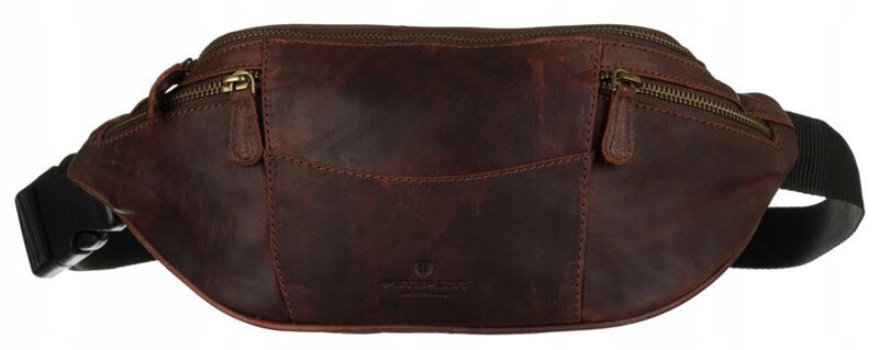 Kožená pánska bedrová taška - Peterson