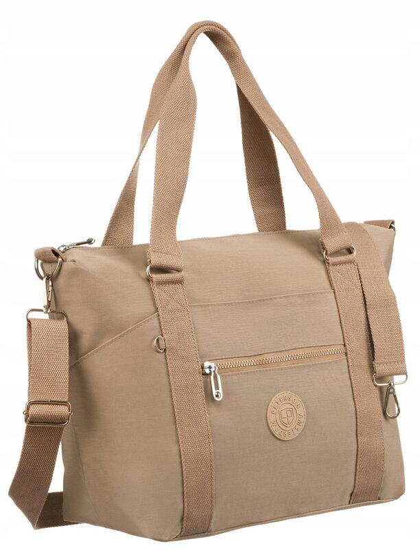 Veľký dámsky shopper z nylonovej látky - Peterson