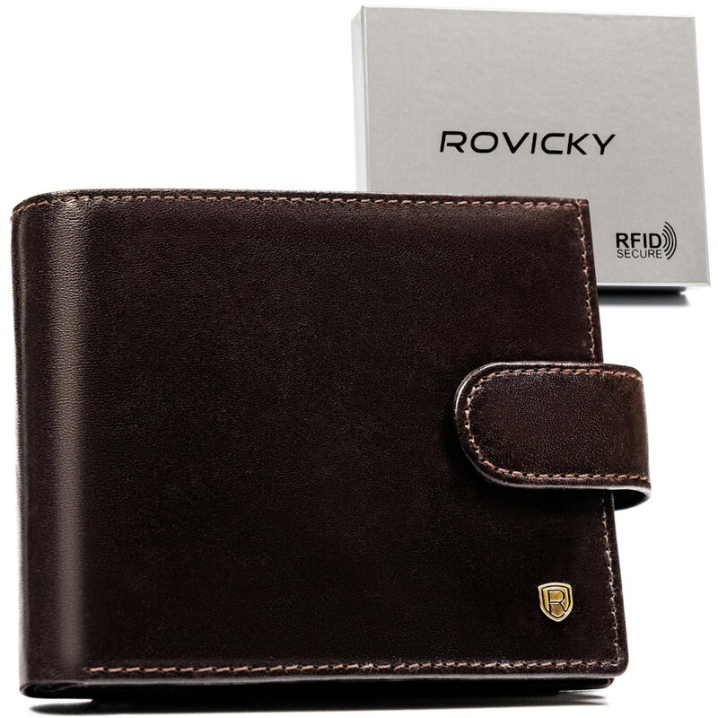 Minimalistická pánska peňaženka na karty s RFID - Rovicky