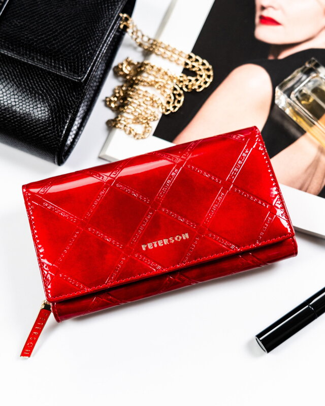 Veľká dámska peňaženka z prírodnej kože - Peterson