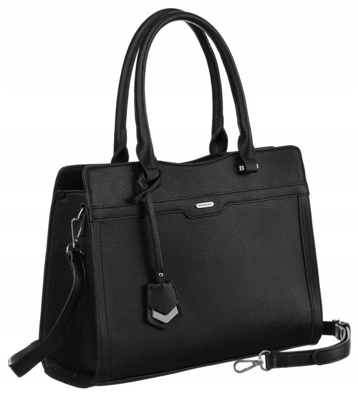 Elegantná, priestranná dámska shopper taška z ekologickej kože - Rovicky Elegantná, priestranná dámska shopper taška z ekologickej kože - Rovicky