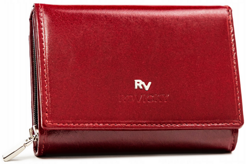 Kožená, stredná dámska peňaženka so systémom RFID - Rovicky