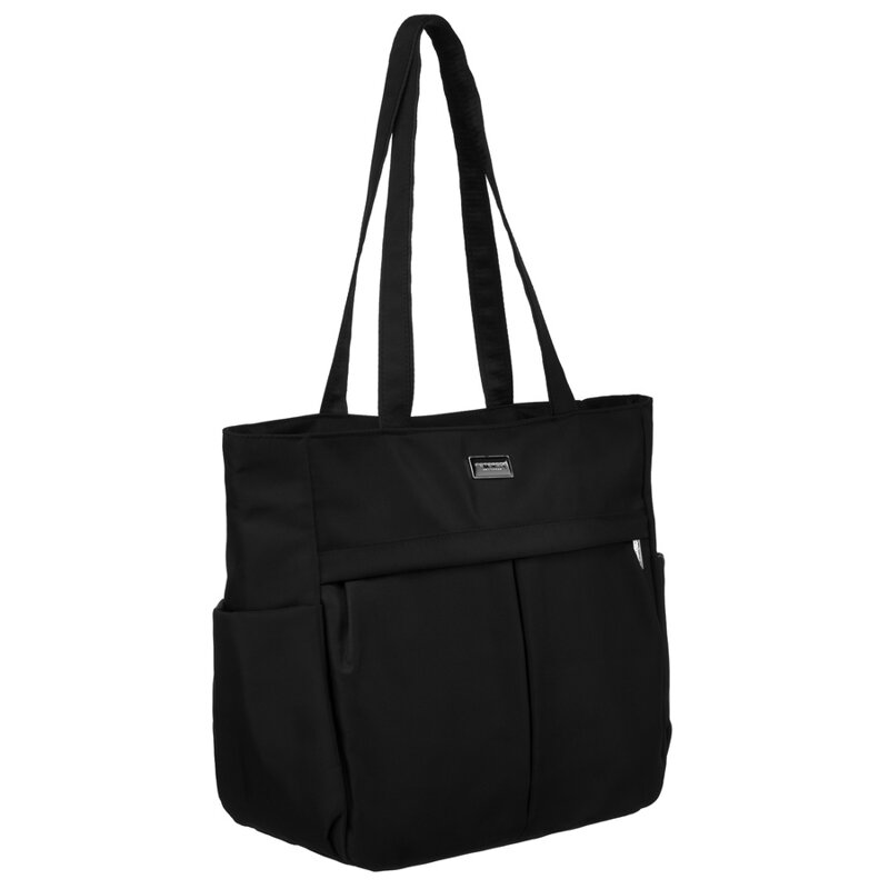 Módna shopper kabelka A4 v čiernej farbe - Peterson