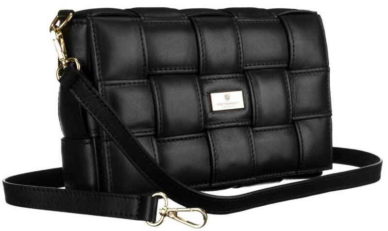 Elegantná kožená messenger taška so zapleteným motívom - Peterson Elegantná kožená messenger taška so zapleteným motívom - Peterson