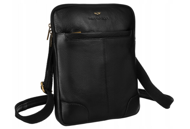 Kožená crossbody taška Peterson