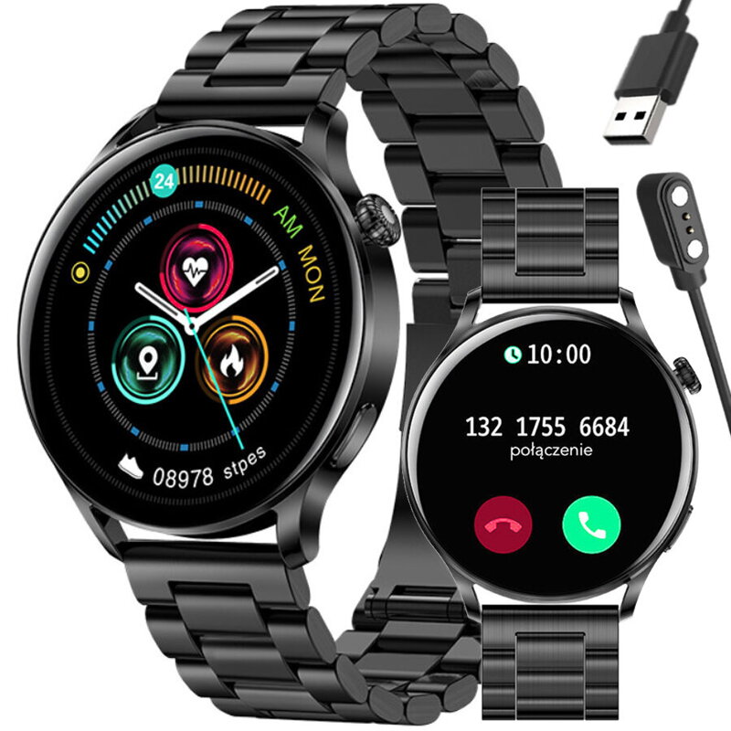 SMARTWATCH DAMSKI Rubicon RNCE81 - WYKONYWANIE POŁĄCZEŃ, PULSOKSYMETR (sr045c)