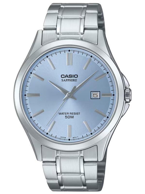 Zegarek Męski Casio MTS-115D-2A2V + BOX (zd292b) SZAFIR
