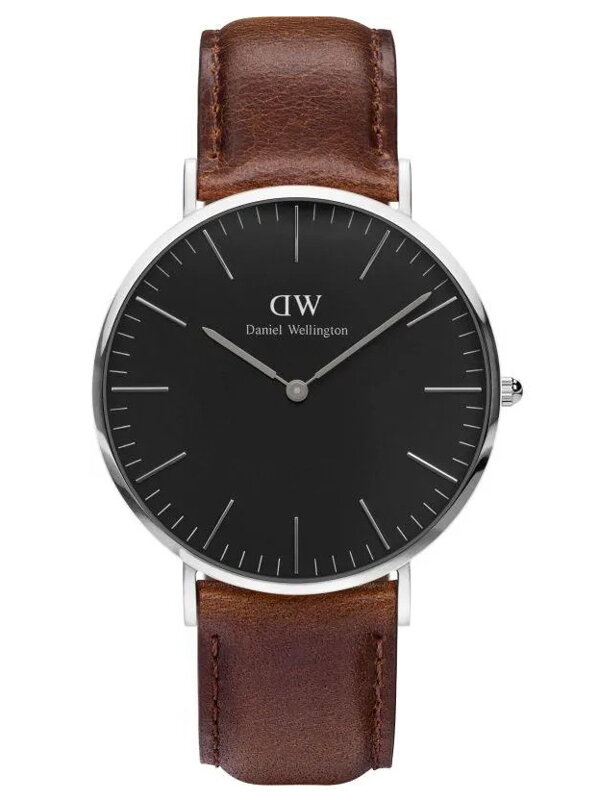 ZEGAREK DAMSKI DANIEL WELLINGTON Classic Black Sheffield Lady Rose Gold DW00100131 (zw508d)