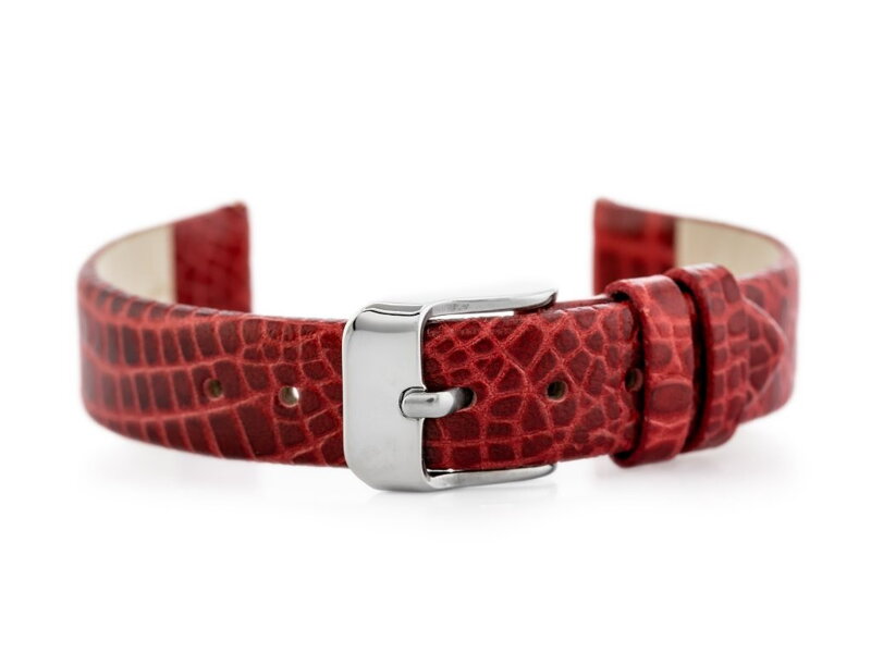 Kožený remienok W57 - red - 12mm Kožený remienok W57 - red - 12mm