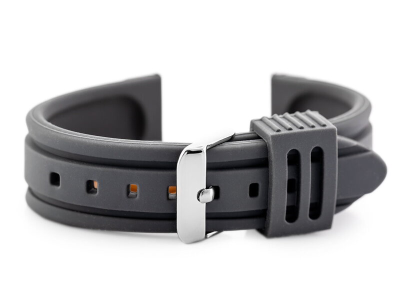 Gumový remienok na hodinky U09 - gray - 28mm