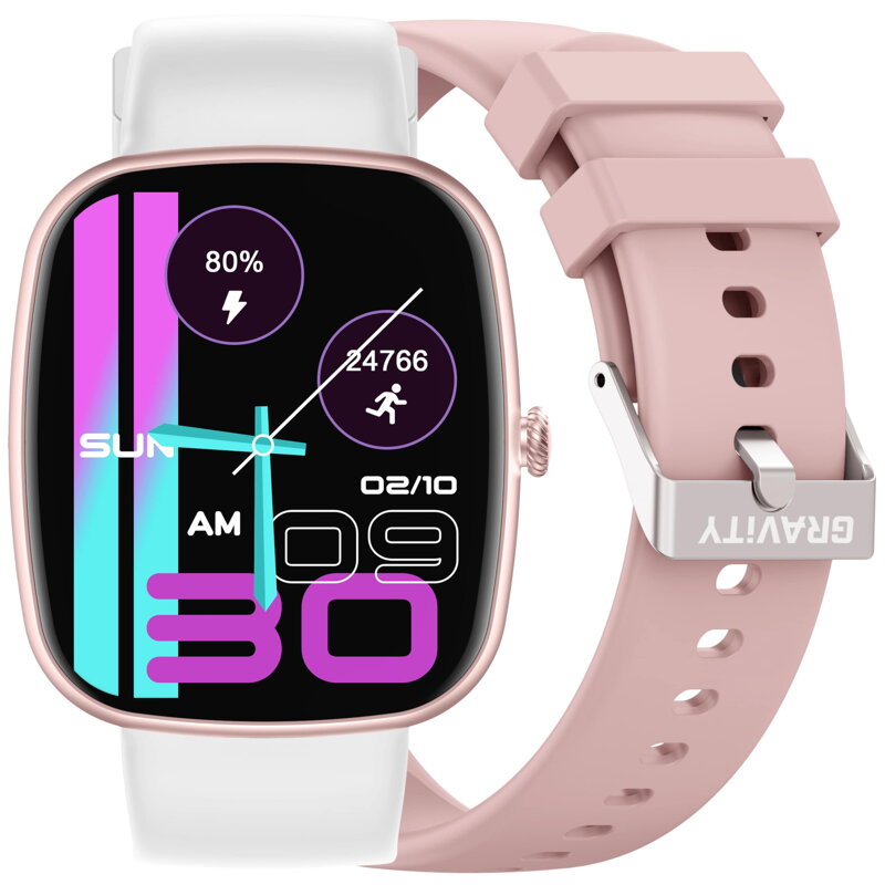 SMARTWATCH UNISEX GRAVITY GT18-2 - ROZMOWY BLUETOOTH, DODATKOWY PASEK (sg036b) SMARTWATCH UNISEX GRAVITY GT18-2 - ROZMOWY BLUETOOTH, DODATKOWY PASEK (sg036b)