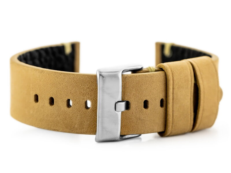 Kožený remienok W93 - beige - 22mm Kožený remienok W93 - beige - 22mm