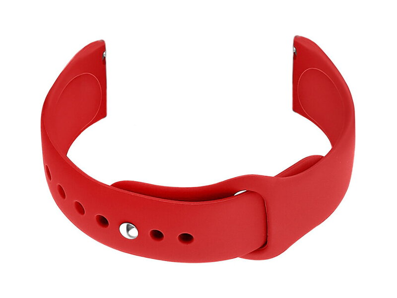 Gumový remienok na hodinky U21 22mm - red Gumový remienok na hodinky U21 22mm - red