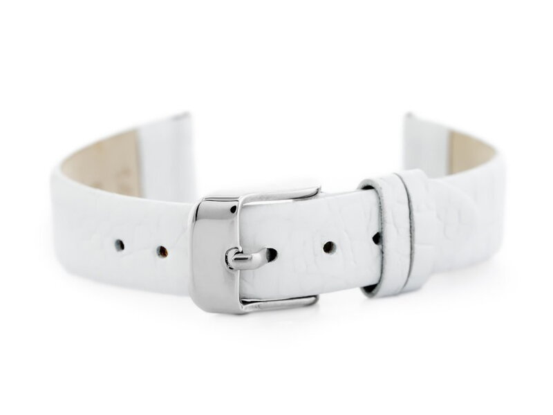 Kožený remienok W57 - white - 14mm Kožený remienok W57 - white - 14mm