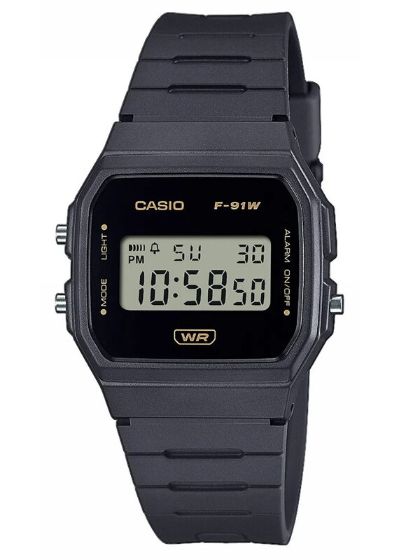 ZEGAREK MĘSKI CASIO F-91WB-8A + BOX