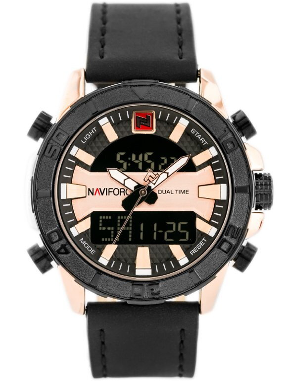 Hodinky pánske NAVIFORCE - NF9114 (zn046d) - black/rosegold