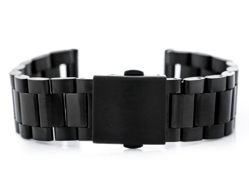 Náramok Pacific Model 1 solid - black 20mm Náramok Pacific Model 1 solid - black 20mm