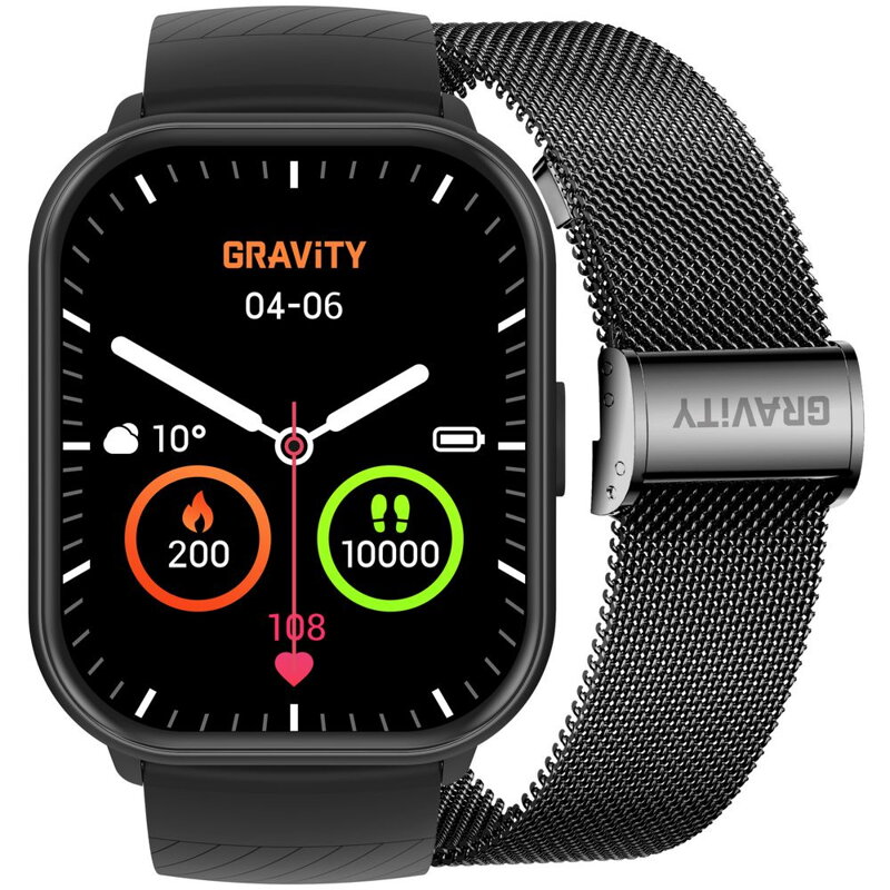 SMARTWATCH DAMSKI GRAVITY GT43-3- DODATKOWY PASEK (sg054c)