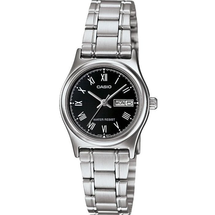Dámske hodinky Casio LTP-V006D-1BUDF s čiernym ciferníkom