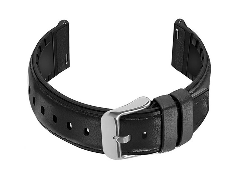 Remienok gumový U16 na hodinky - black - 22mm