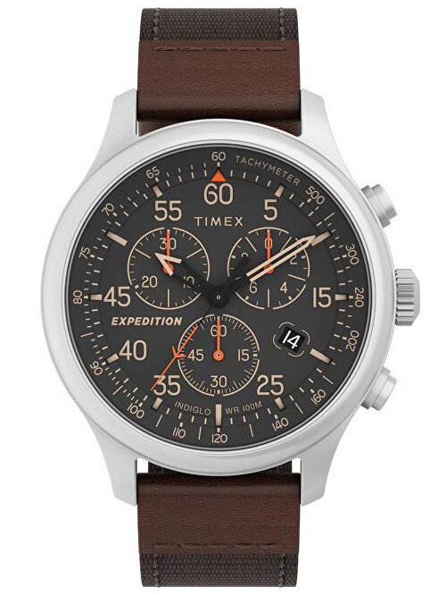 Pánske hodinky Timex Expedition Field chronograf 43 mm TW4B26800 s krabičkou