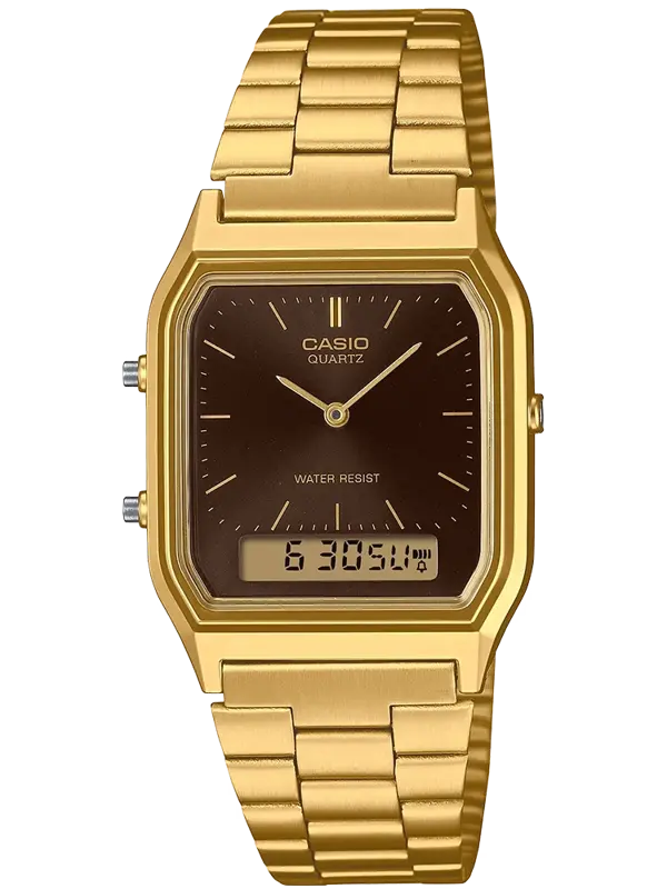 UNISEX HODINKY CASIO AQ-230GA-5A Vintage Maxi + KRABIČKA