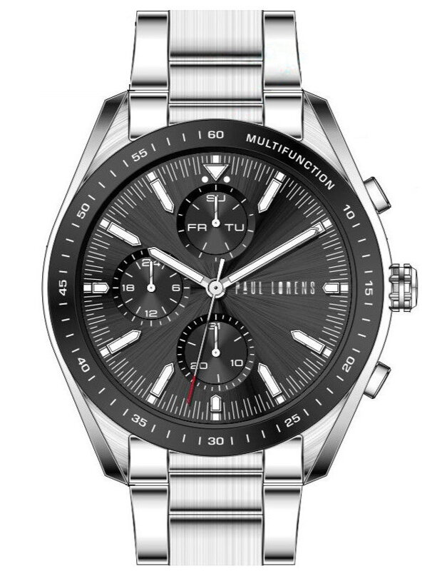 ZEGAREK MĘSKI PAUL LORENS -  PL20023B-1C1   (zg391h) + BOX