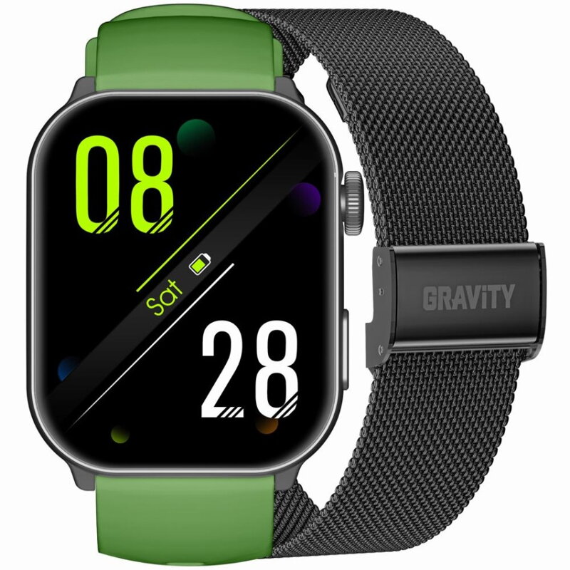 SMARTWATCH UNISEX GRAVITY GT28-4 - ROZMOWY BLUETOOTH, DODATKOWY PASEK (sg037d) SMARTWATCH UNISEX GRAVITY GT28-4 - ROZMOWY BLUETOOTH, DODATKOWY PASEK (sg037d)