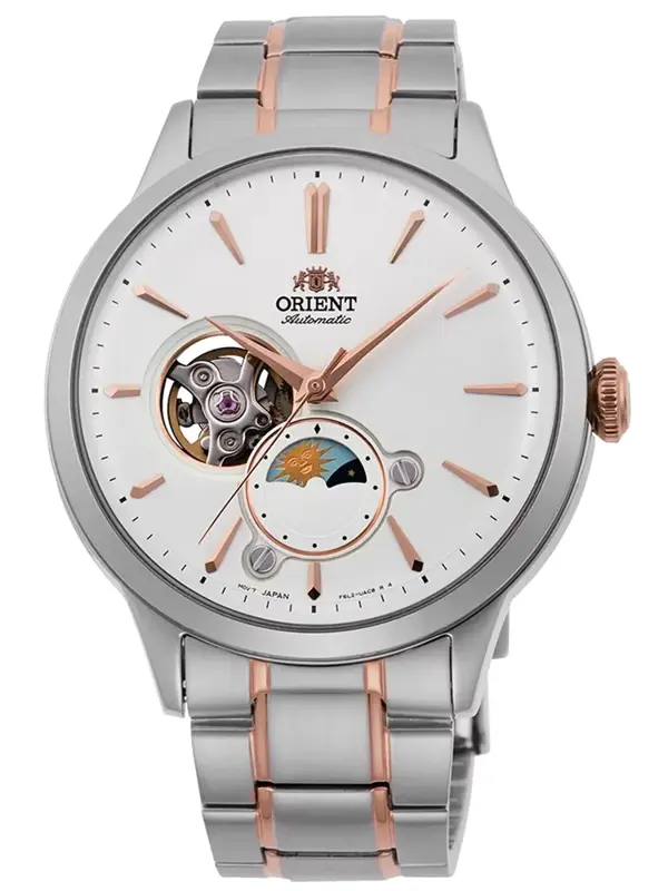 Pánske hodinky Orient Classic Sun & Moon RA-AS0101S10B + BOX