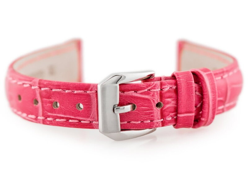 Kožený remienok W64 - pink - 16mm Kožený remienok W64 - pink - 16mm