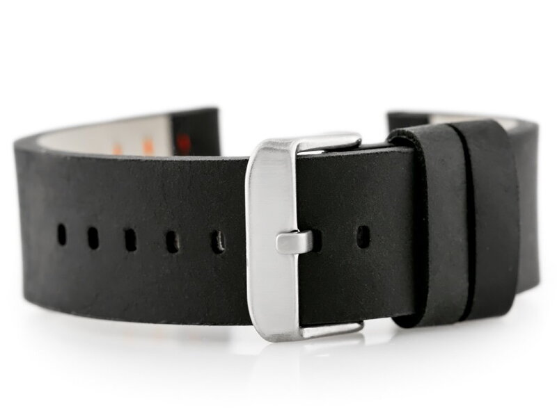 Kožený remienok W39 black/red 22mm Kožený remienok W39 black/red 22mm