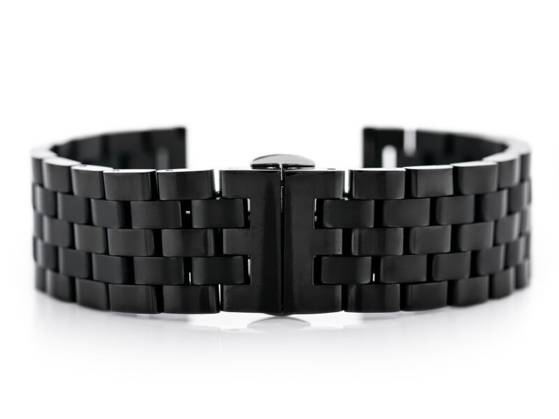 Náramok Pacific Model 2 - black 18mm Náramok Pacific Model 2 - black 18mm
