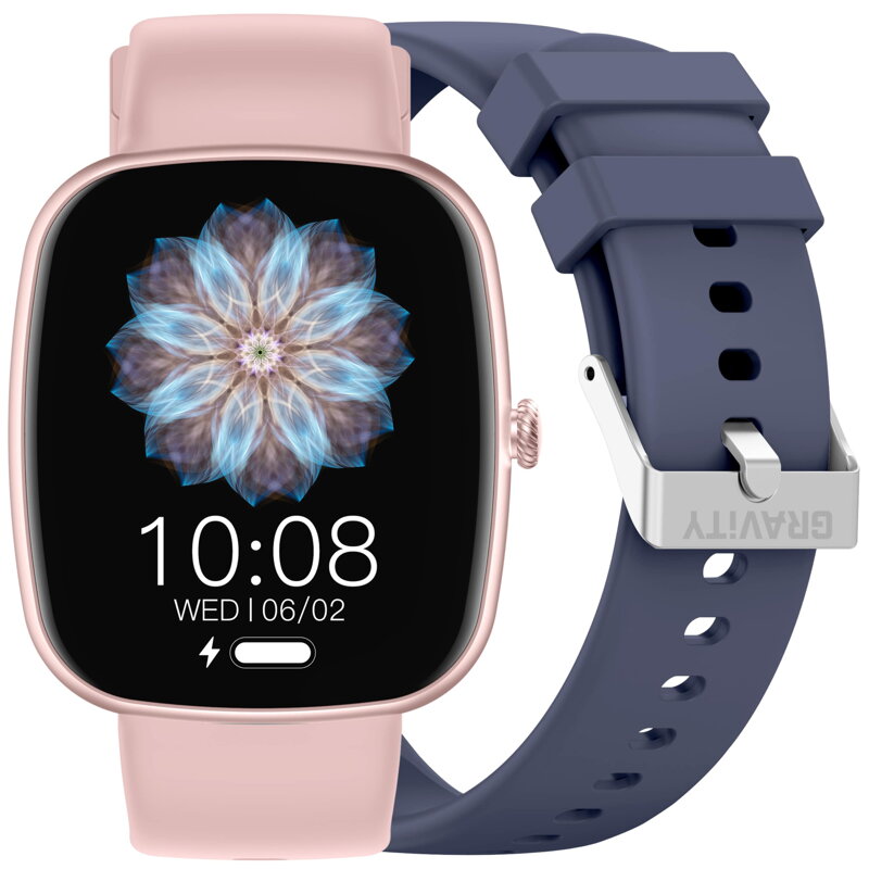 SMARTWATCH UNISEX GRAVITY GT18-3 - ROZMOWY BLUETOOTH, DODATKOWY PASEK (sg036c) SMARTWATCH UNISEX GRAVITY GT18-3 - ROZMOWY BLUETOOTH, DODATKOWY PASEK (sg036c)