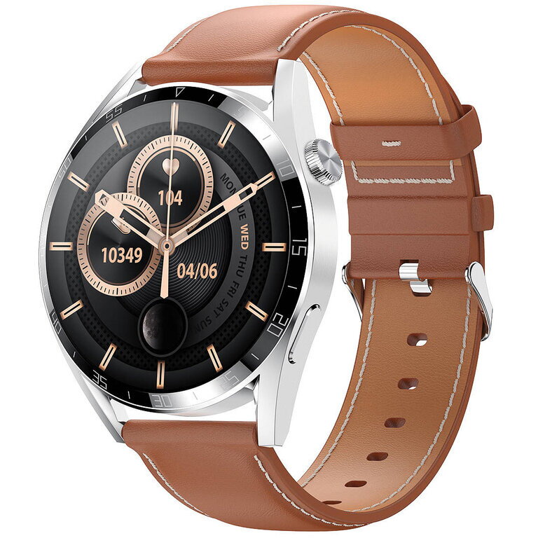 SMARTWATCH pánske PACIFIC 42-03 - Hovory BLUETOOTH, hlasový asistent (sy035c)