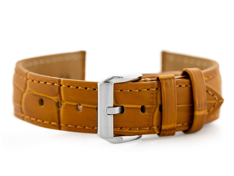 Kožený remienok W06 - light brown - 20mm Kožený remienok W06 - light brown - 20mm