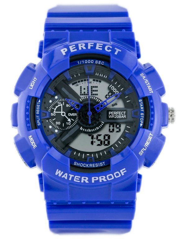 Hodinky pánske PERFECT SHOCK (zp219e) - blue