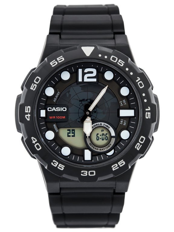 Hodinky pánske CASIO AEQ-100W 1AV (zd070a) - WORLD TIME